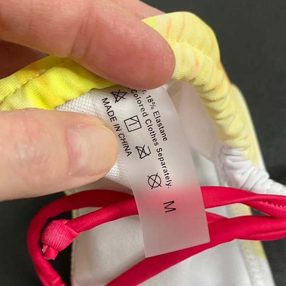 Two Piece Women’s Floral Bikini Bathing Suit Swimsuit with Cover Up Mesh Skirt - Picture 4 of 7